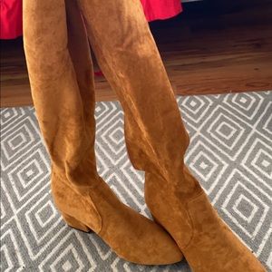 Brown over the knee boots. NWOT.